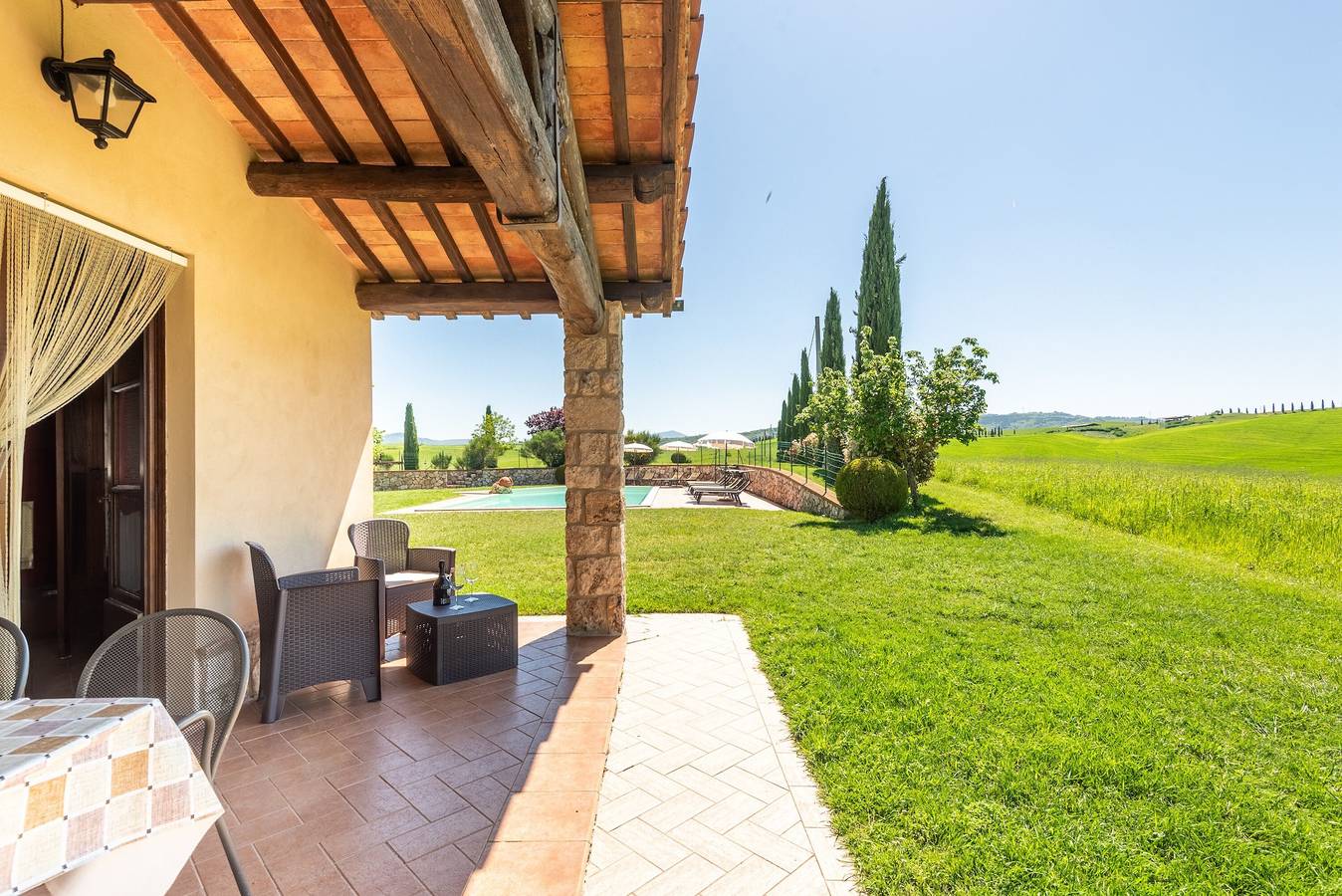 Appartamento intero, Appartamento 'La Casina' con piscina condivisa, Wi-Fi e aria condizionata in Gallina, Castiglione d'Orcia (comune)