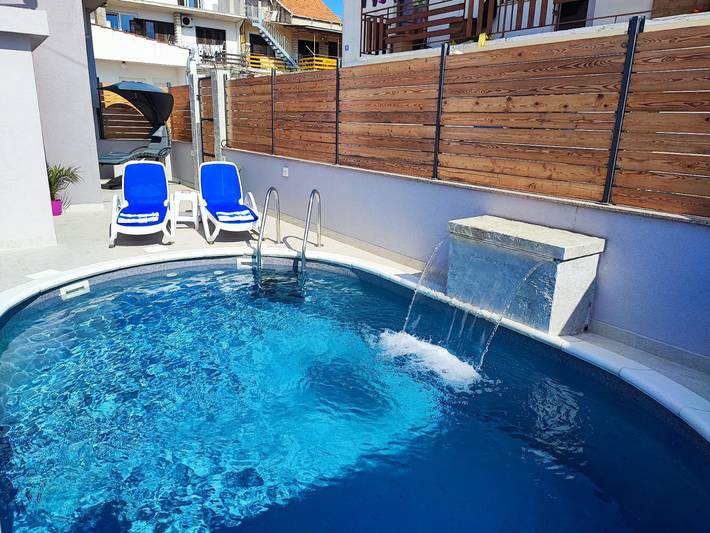 Villa für 3 Personen, mit Terrasse und Pool in Dalmatien - 4