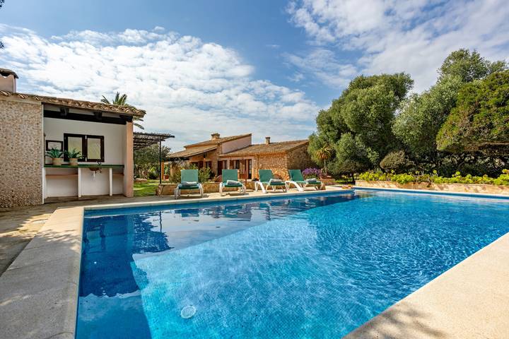 Finca für Gruppen für 6 Personen, mit Terrasse und Garten, mit Haustier in Santanyí - 4