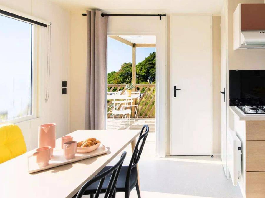 Camping Tikayan Saint Clair - Mobilhome 6 personnes - Mobil-home Montana Confort 3 Pièces 4/6 Personnes Climatisé + Tv in Moustiers-Sainte-Marie, Parc naturel régional du Verdon