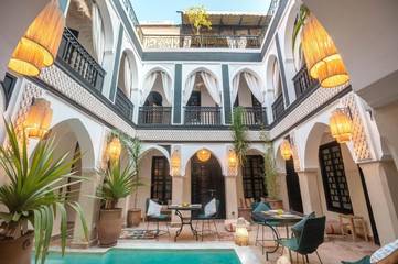 Maison d’hôte pour 2 personnes, avec terrasse et piscine à Marrakech