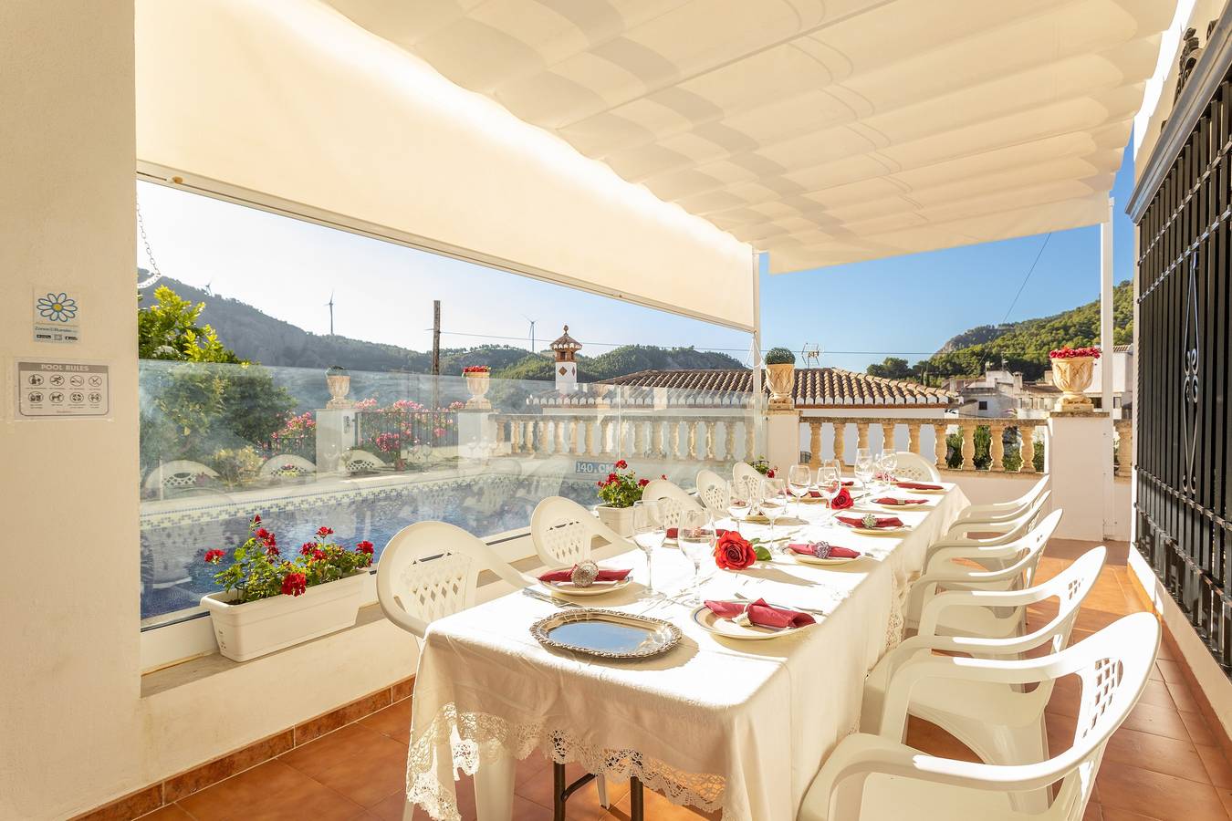 Landhus for 14 personer med hage in Cónchar, Granada Provinsen