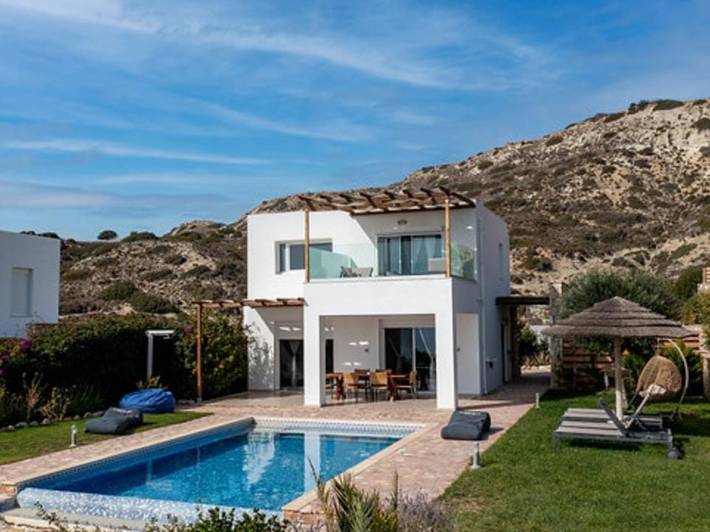 Villa mit pool für 6 Personen, mit Garten und Meerblick auf Kos