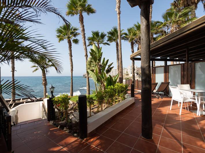 Appartement de vacances pour 2 personnes, avec jardin ainsi que piscine et terrasse