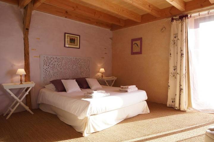 Cottage pour 3 personnes, avec jardin ainsi que vue et sauna à Lacam-d'Ourcet
