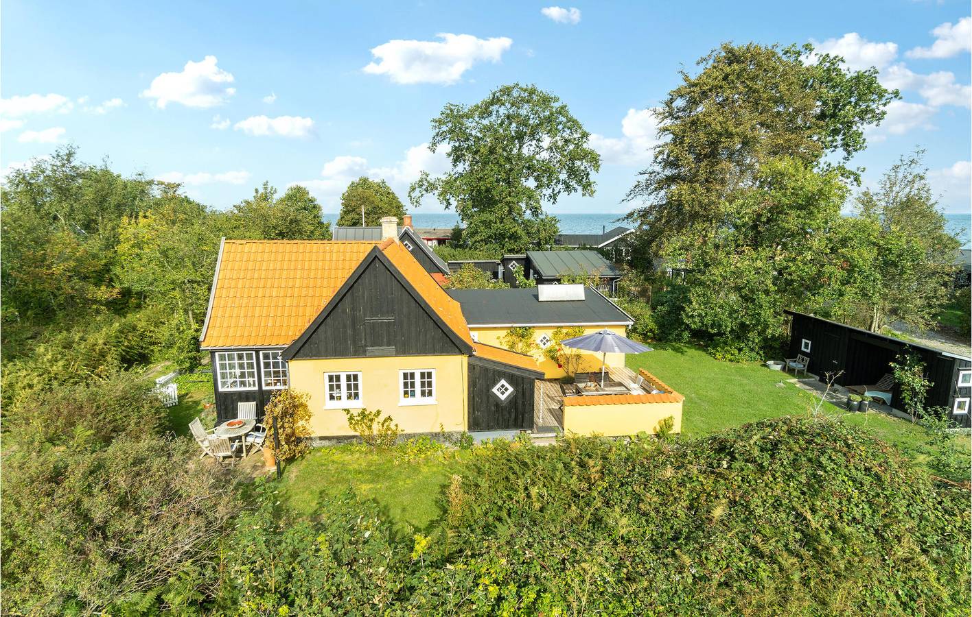 Ferienhaus für 6 Personen mit Terrasse in Nordstrand (Tranekær), Tranekær