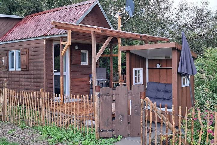Maison de vacances pour 3 personnes, avec jardin