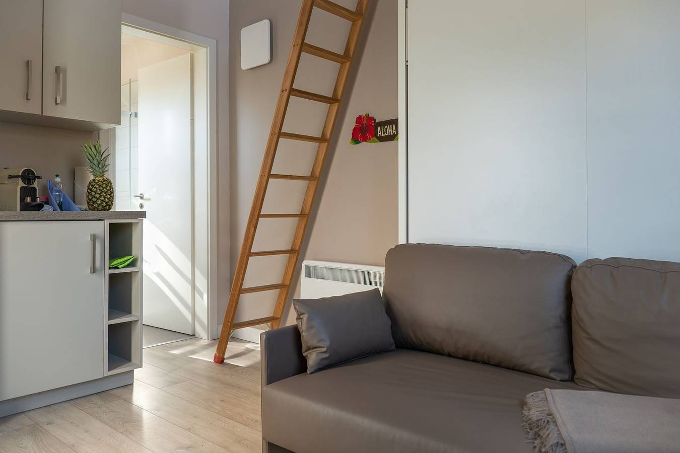 Komfortabler Rückzugsort in der Mini-Lodge "Kalama 1" in Südstrand Pelzerhaken, East Holstein