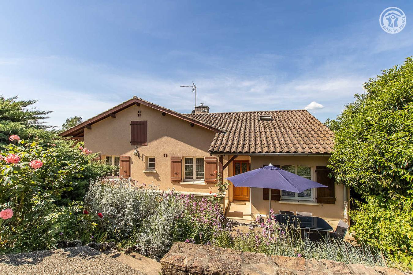Gîte für 4 Personen mit Terrasse in Leynes, Mâcon und Umgebung