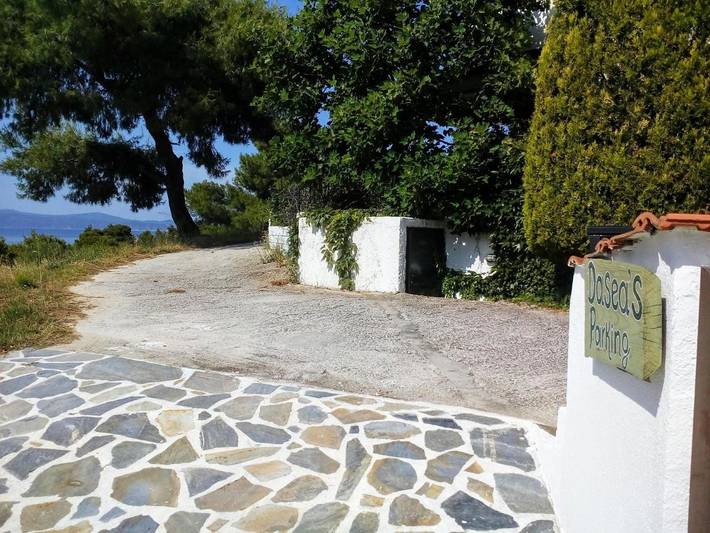 Gîte pour 6 personnes, avec Balcon et Terrasse ainsi que Jardin et Vue dans Ormos Panagias - 3