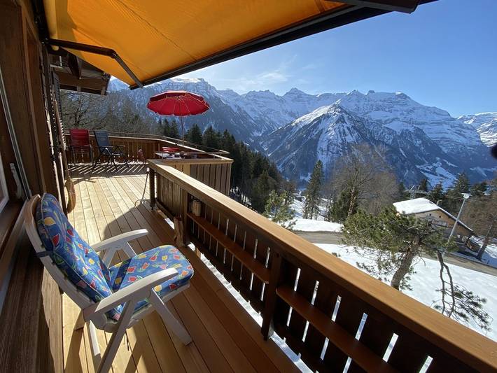 Ganze Ferienwohnung, Im Hüttenberg Nr. 36 - 3.5-Zimmer Ferienwohnung in Braunwald, Glarus Süd