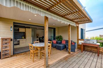 Location de vacances pour 6 personnes, avec bassin pour enfant et jardin à Pomérols