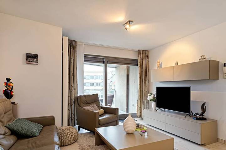 Vakantieappartement voor 3 personen, met balkon in De Panne