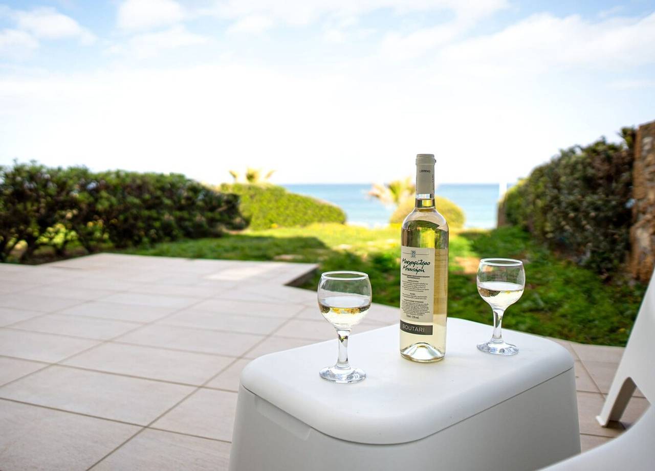 Villa für 6 Personen mit Balkon in Gouves, Iraklio-Heraklion und Umgebung