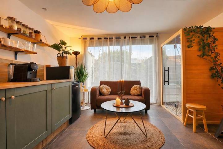 Maison de vacances pour 2 personnes, avec Jacuzzi ainsi que Terrasse et Sauna à Bailleul