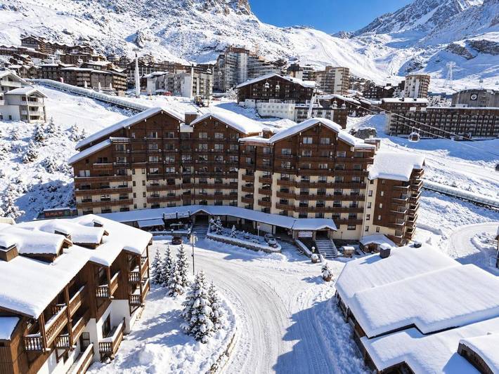 Appart’hôtel pour 2 personnes, avec Balcon ainsi que Terrasse et Vue à Val Thorens