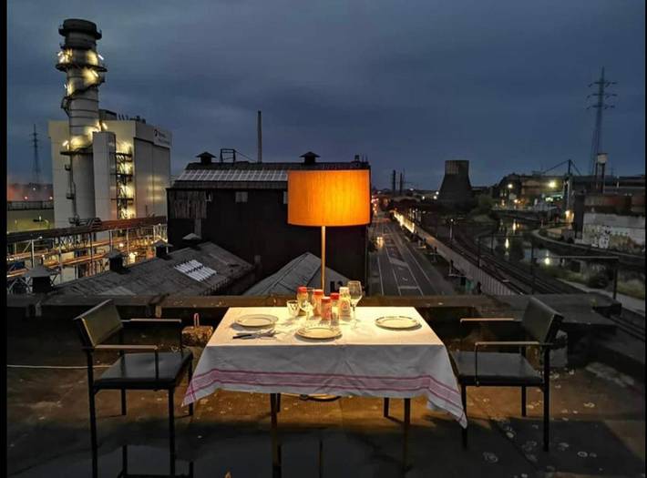 Appartement de vacances pour 2 personnes, avec Terrasse et Vue à Charleroi