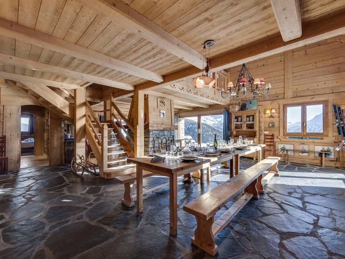 Chalet pour 15 personnes, avec balcon