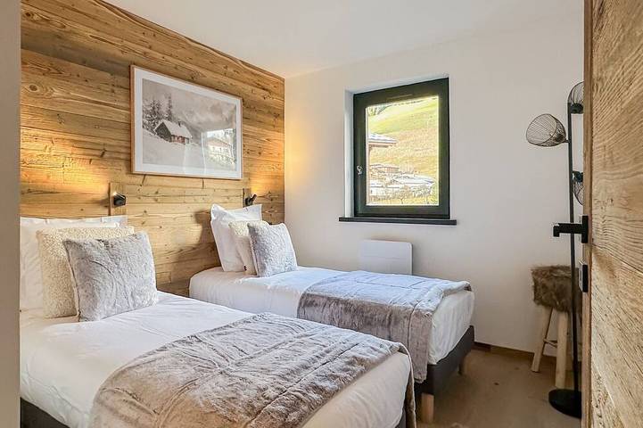 Gîte pour 4 personnes, avec jardin et balcon, animaux acceptés dans Palais Des Sports Et Des Congres Megeve - 3