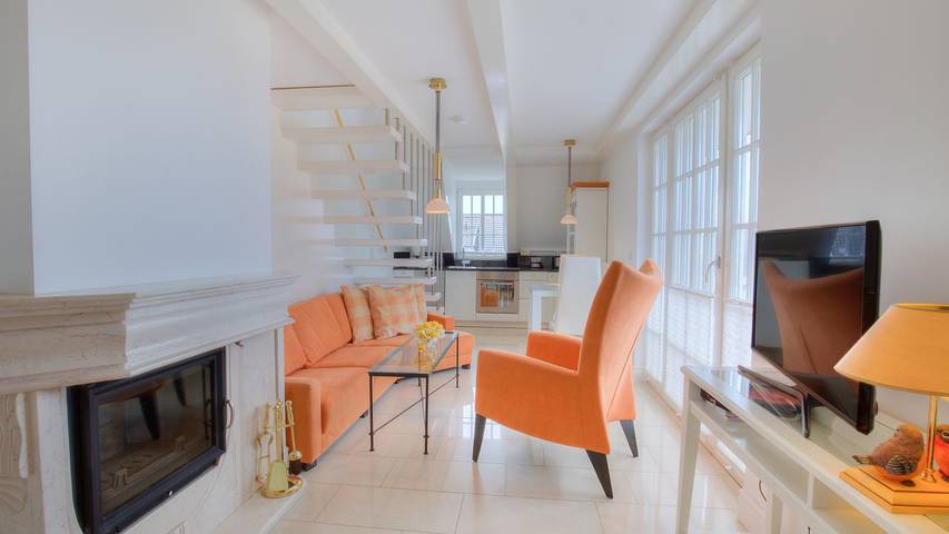 Holiday letting for 2 people, with sauna and hot tub as well as balcony and garden, with pets in Sylt