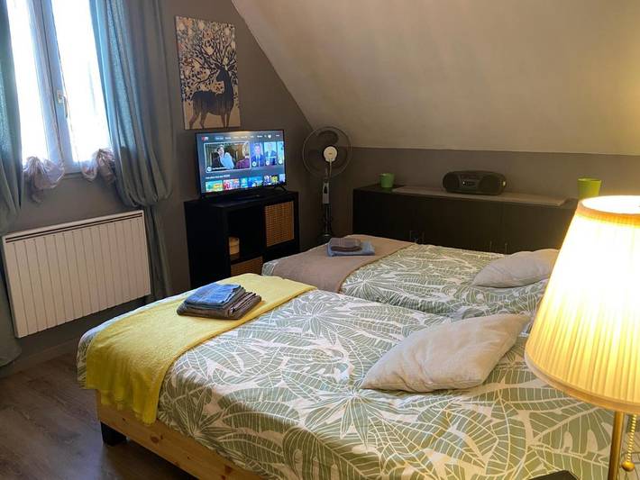 Gîte pour 2 personnes, avec Terrasse ainsi que Jardin et Vue à Le Vaudoué - 4