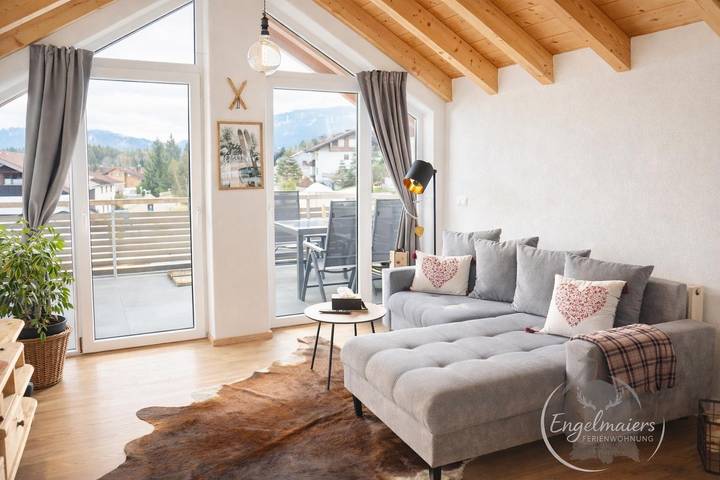Ferienwohnung für 4 Personen, mit Balkon und Terrasse in Bolsterlang - 2