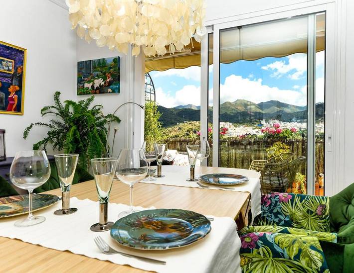 Chalet para 4 personas, con Balcón y Terraza además de Jardín y Vistas en Sierra de las Nieves