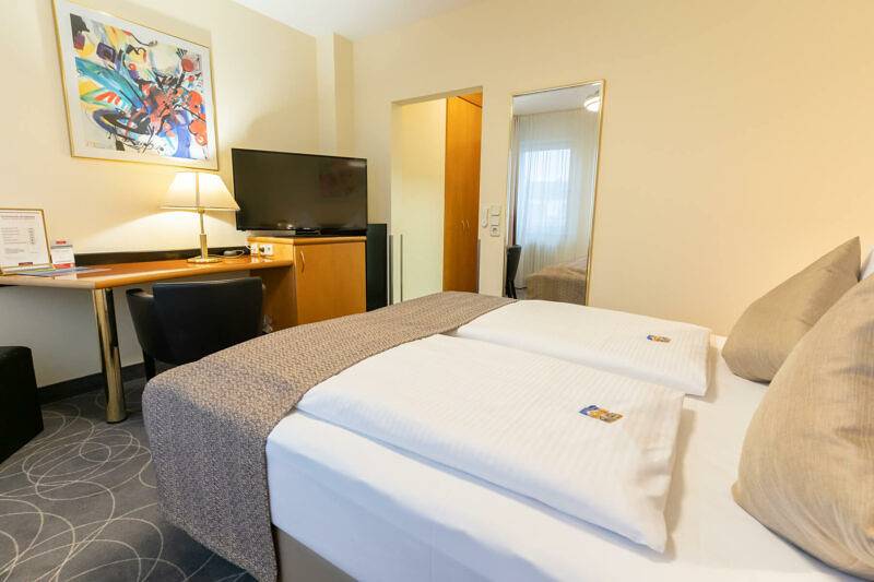 Hotel Am Stadtgarten - Doppelzimmer Standard Du/Wc in Radolfzell, Radolfzell am Bodensee