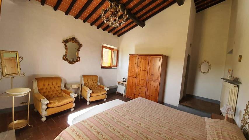 Maison de campagne pour 3 personnes, avec vue ainsi que jardin et piscine à Montecatini-Terme - 4