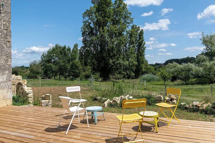 Location de vacances pour 6 personnes, avec jardin à Montagne