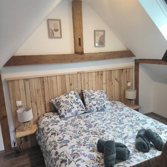 Maison de vacances pour 4 personnes, avec Terrasse ainsi que Jardin et Vue