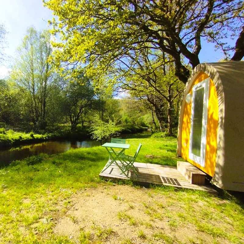 Camping 3 étoiles - Piscine  - ccafedi in Huelgoat, Châteaulin und Umgebung