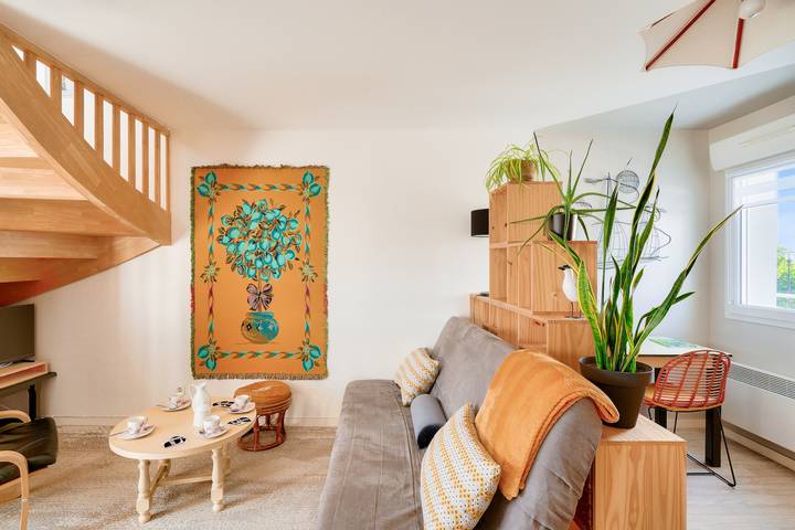 Apartamento entero, Duplex pour 4 proche du port - 500m de la plage in Guilvinec, Côte de Cornouaille