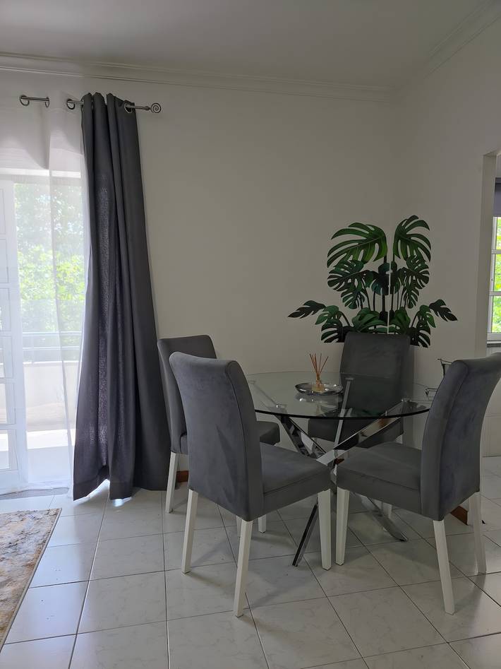 Apartamento entero, Apartamento 'Garça-Real 2' con terraza y self check-in en Caldas da Felgueira in Canas de Senhorim, Distrito de Viseu