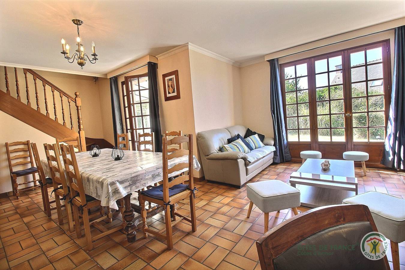 Gîte für 8 Personen mit Terrasse in Lamballe-Armor, Côte de Goëlo