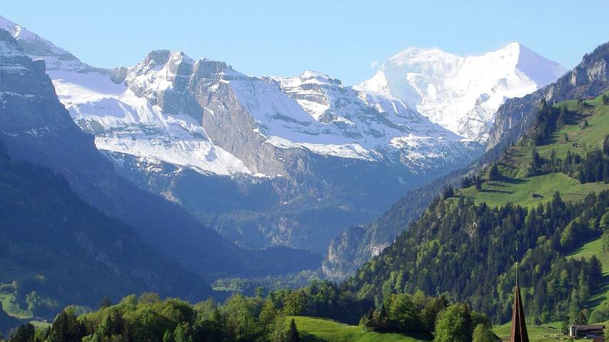 Gîte pour 2 personnes, avec terrasse et jardin à Frutigen - 3