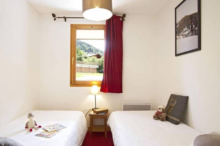 Gîte pour 4 personnes, avec balcon ainsi que piscine et sauna, animaux acceptés dans Office de Tourisme de Praz sur Arly - 2