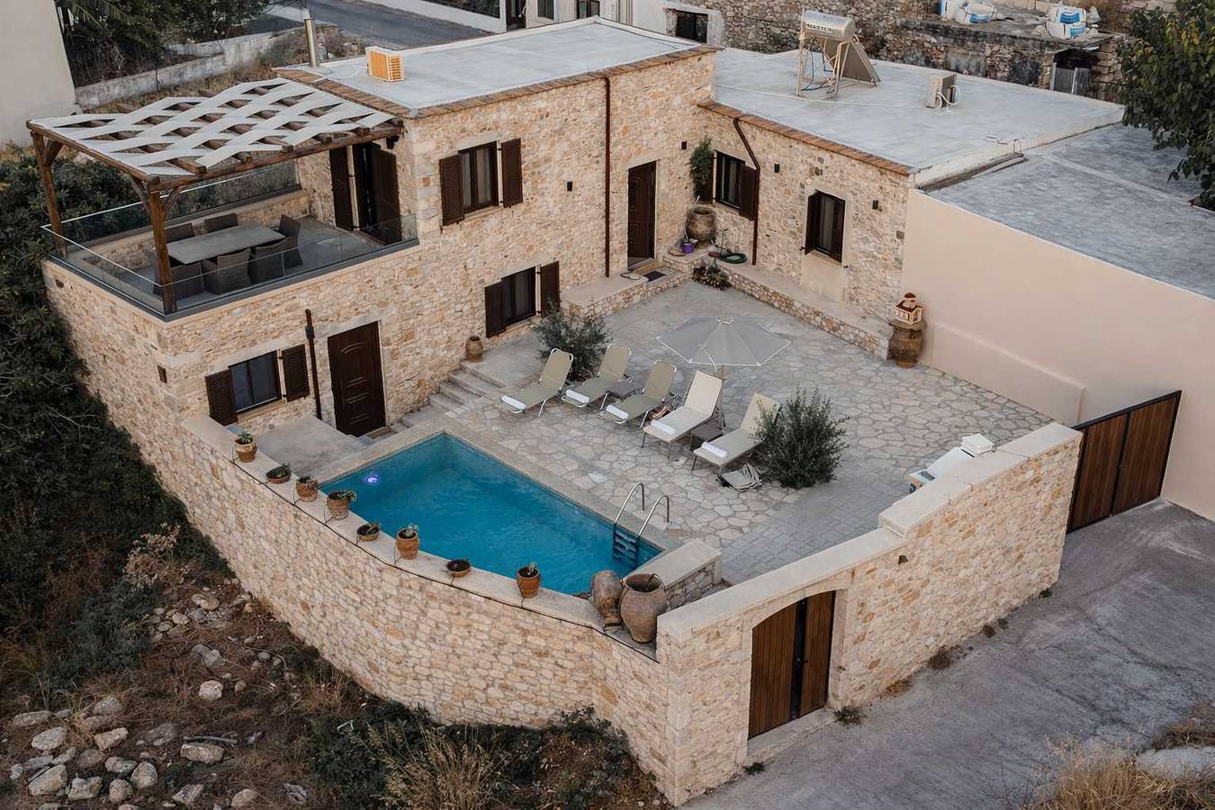 Vertigo Stone Villa - Roumeli Private Pool Escape in Roumeli, Rethymno und Umgebung