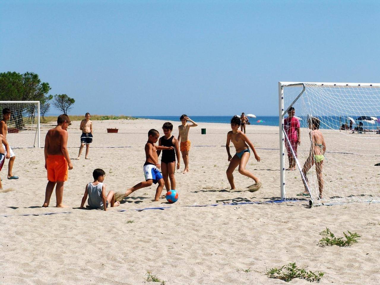 Happy Camp mobile homes in Camping Thurium Villaggio in Corigliano-Rossano, Golf von Tarent