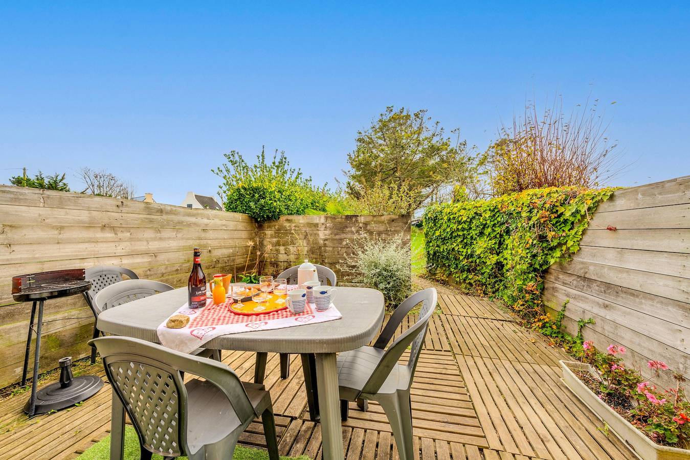 Ferienhaus 'Ty Per - Les Gîtes Marins Des Abers' mit Meerblick, privater Terrasse und Wlan in Plouguerneau, Brest und Umgebung