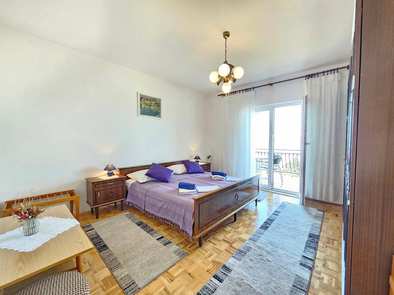 Ganze Ferienwohnung, Wohnung für 7 Personen mit Terrasse und Meerblick in Novi Vinodolski, Primorje-Gorski Kotar