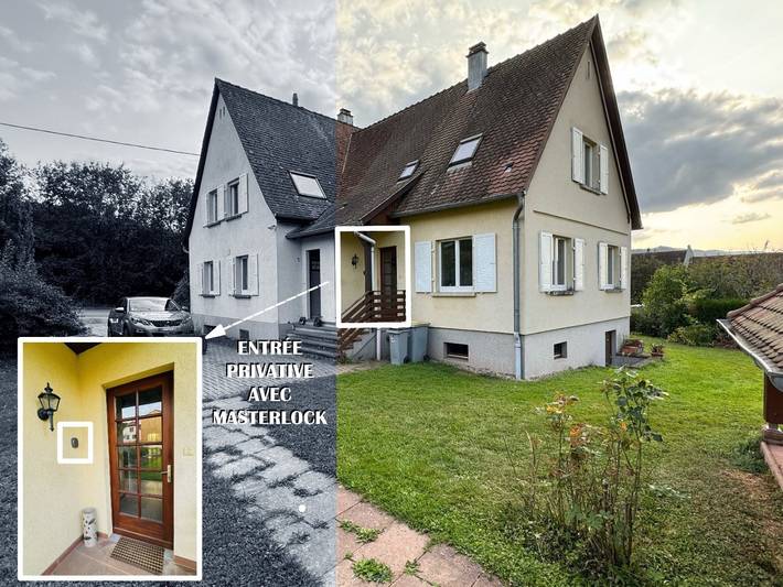 Gîte pour 4 personnes, avec jardin ainsi que jacuzzi et terrasse