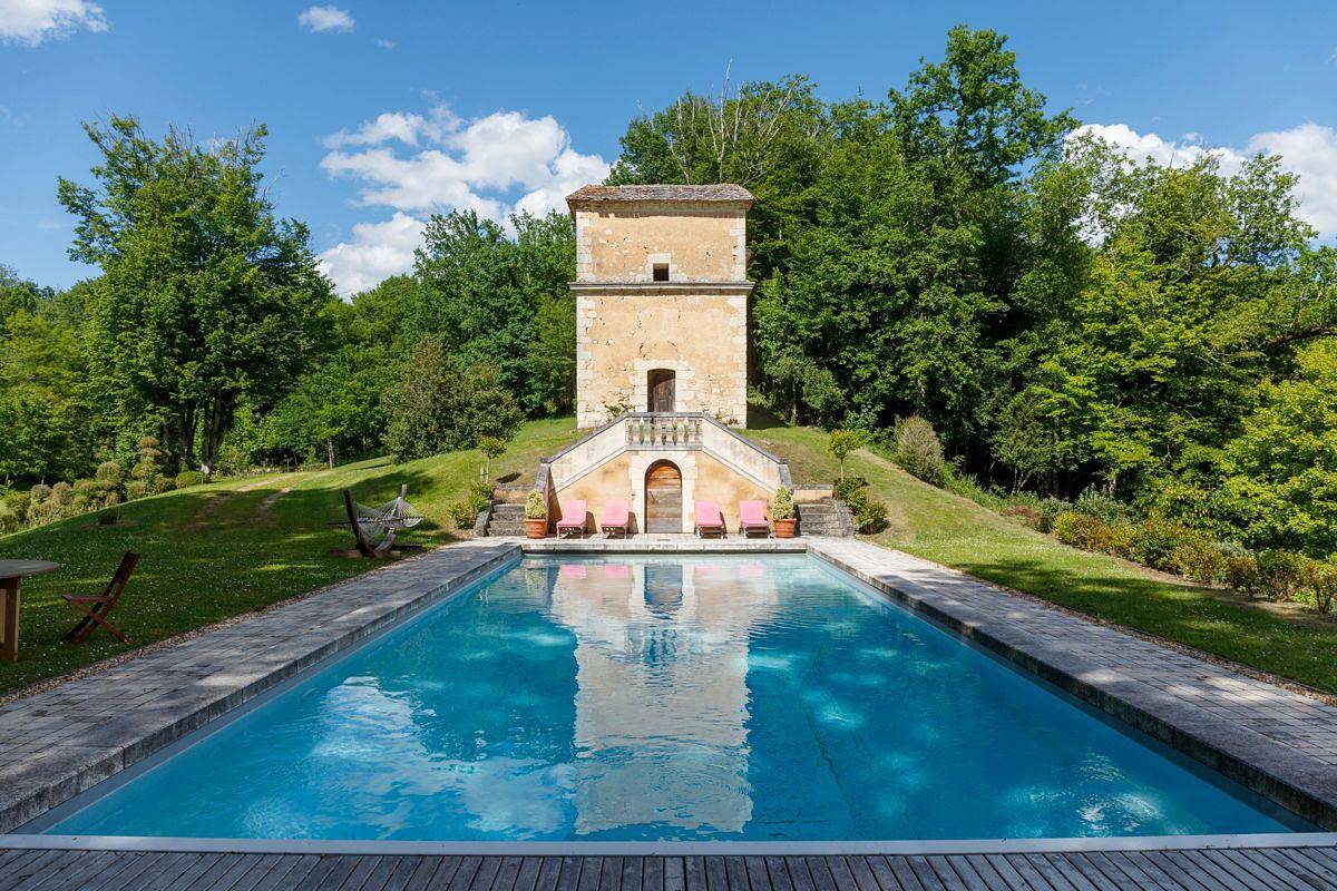 Château pour 20 personnes avec terrasse in Lamonzie-Montastruc, Périgord Pourpre
