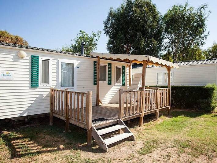 Camping Le Pansard - Mobilheim 6 personen - Mobilheim | Classic | 3 Schlafz. | 6 Pers. | Erhöhte Terrasse | Klima. in La Londe-les-Maures, Mittelmeerküste (Frankreich)
