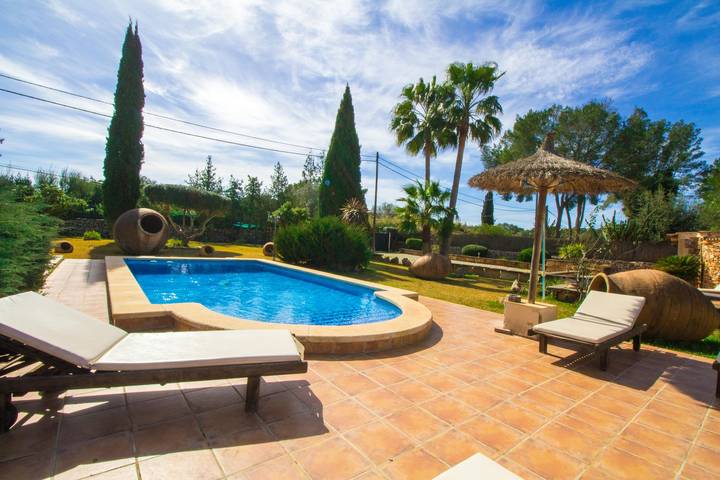Ganze Ferienwohnung, Wunderschöne Villa mit Pool in Sencelles, Mallorca Inselmitte