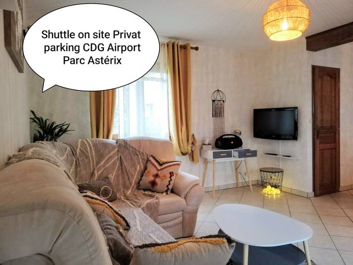 Maison de vacances « Scandi-house » avec Wi-Fi in Marly-la-Ville, Val-d'Oise