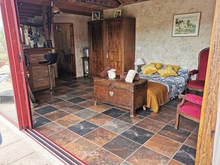 Studio pour 2 personnes, avec jardin ainsi que piscine et terrasse dans le Lot - 4