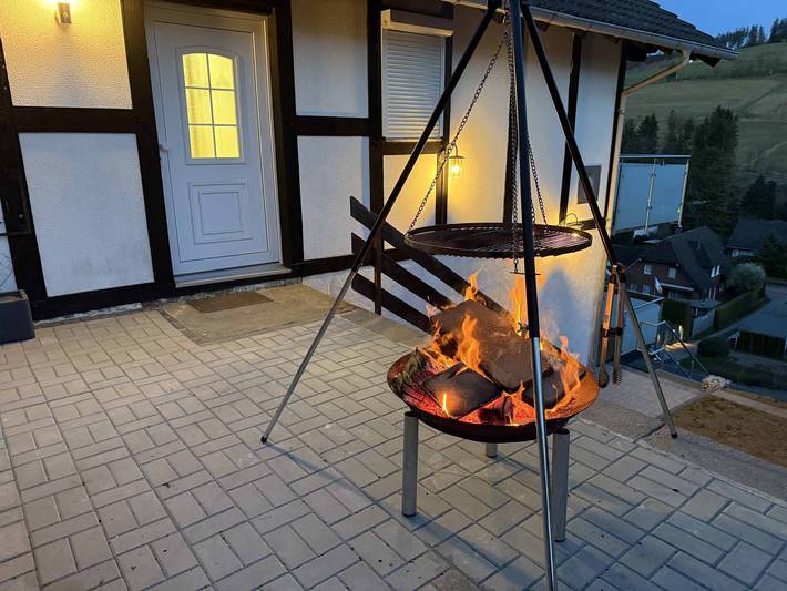 Ganze Wohnung, Ferienhaus Bocks 73 - Ferienhaus 90qm mit 2 Balkonen in Bad Berleburg, Kreis Siegen-Wittgenstein