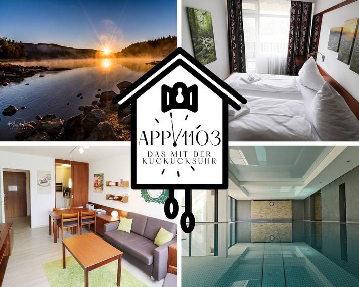 Ferienwohnung für 4 Personen, mit Pool und Balkon sowie Sauna - 1