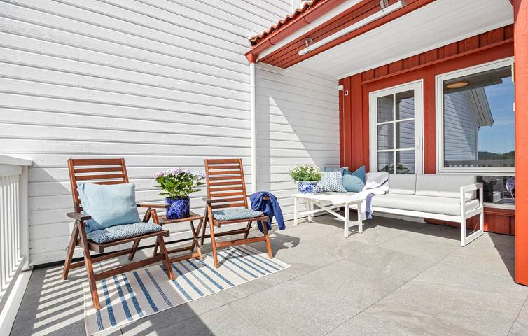 Ferienhaus für 6 Personen, mit Garten und Terrasse in Tvedestrand - 2